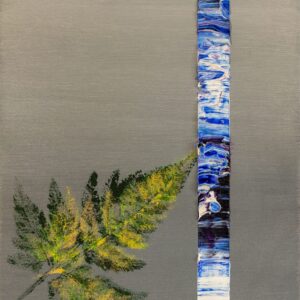 Good Lucky Plant I,oil on canvas 36x26,Oldham England2020