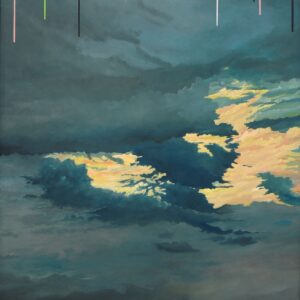 Geometry of rainbow, 120x80cm, ulei pe panza 2026