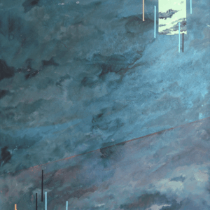 Sky Portal IV, acrylic on canvas